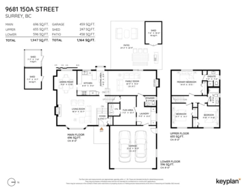 9681 150a Street, Surrey, BC, Surrey — Single Family Residence for sale