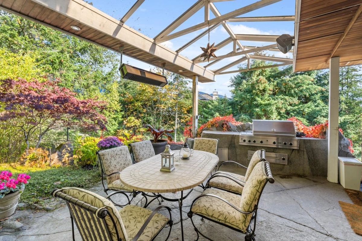 Aerial View of 5401 West Vista Court, West Vancouver, BC