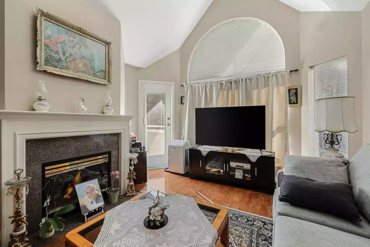 Living Room Photo of 408 7435 121a Street, Surrey, BC