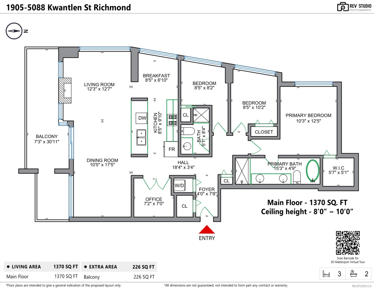 Hot Tub / Spa Photo of 1905 5088 Kwantlen Street, Richmond, BC