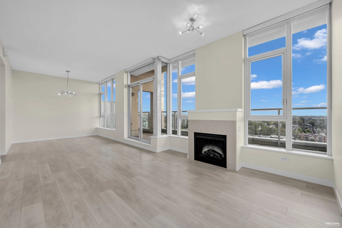 Living Room Photo of 1905 5088 Kwantlen Street, Richmond, BC