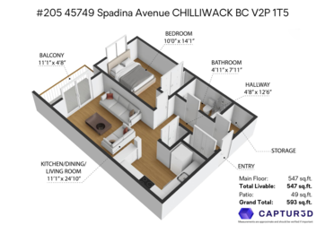 205 45749 Spadina Avenue, Chilliwack, BC, Chilliwack — Apartment/Condo for sale
