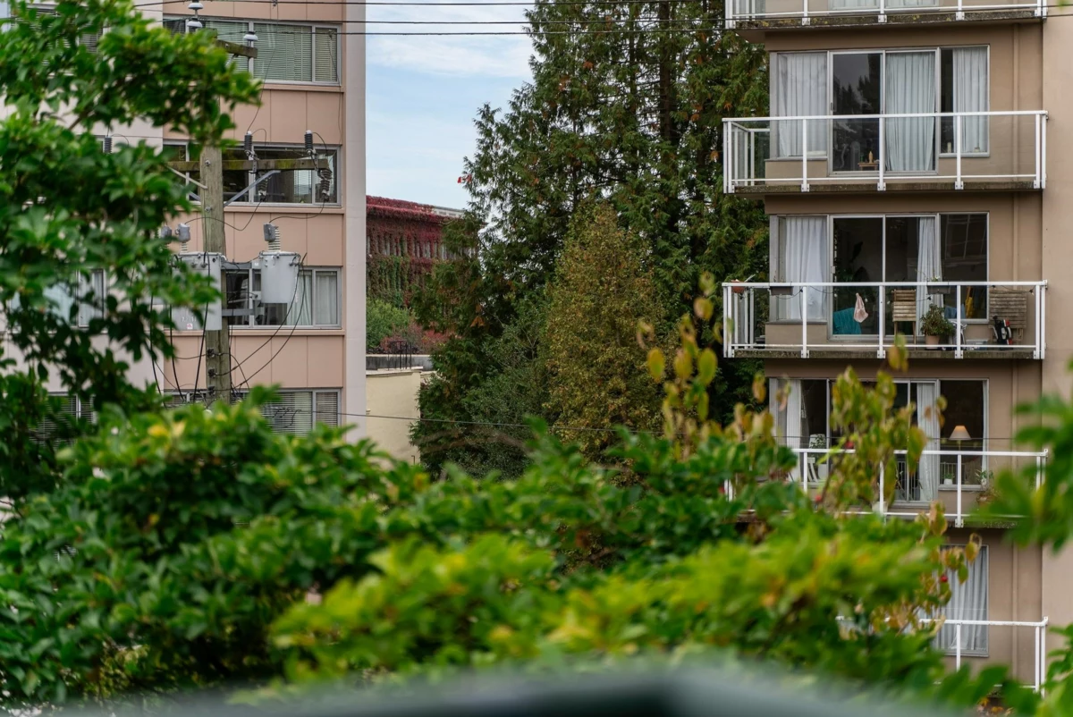 Backyard Photo of 304 1928 Nelson Street, Vancouver, BC