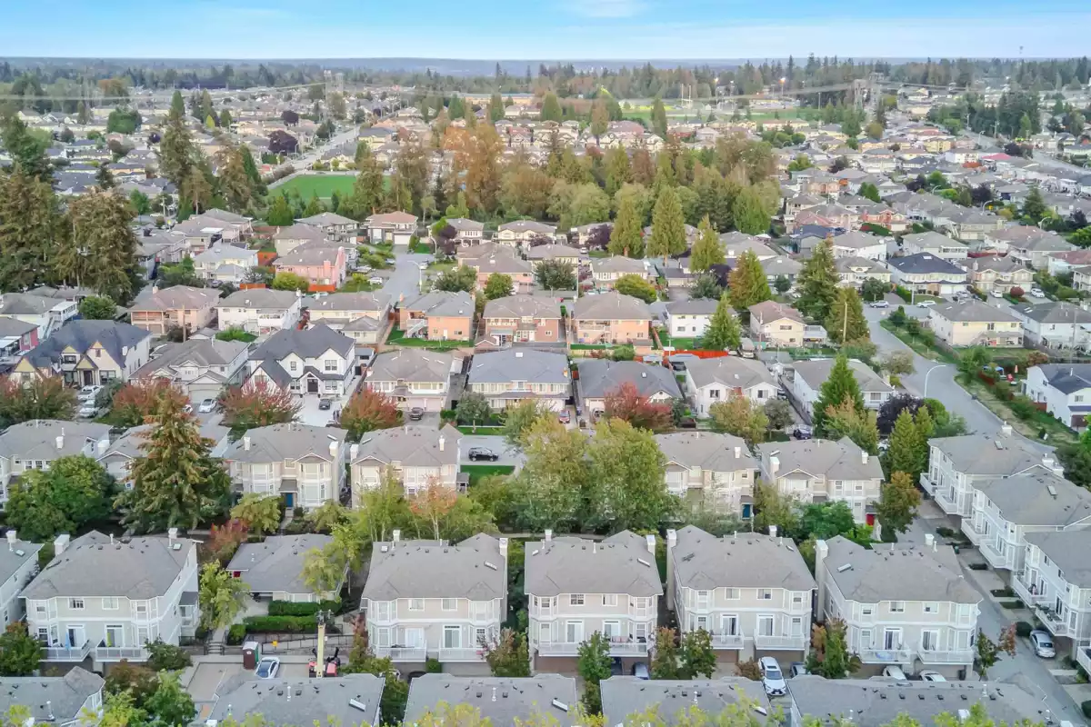 Aerial View of 16 6518 121 Street, Surrey, BC