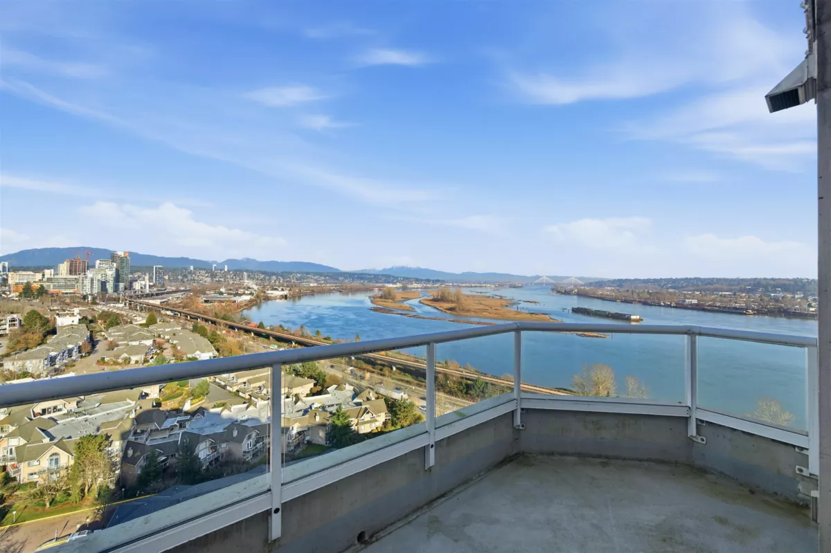 Backyard Photo of 1703 71 Jamieson Court, New Westminster, BC