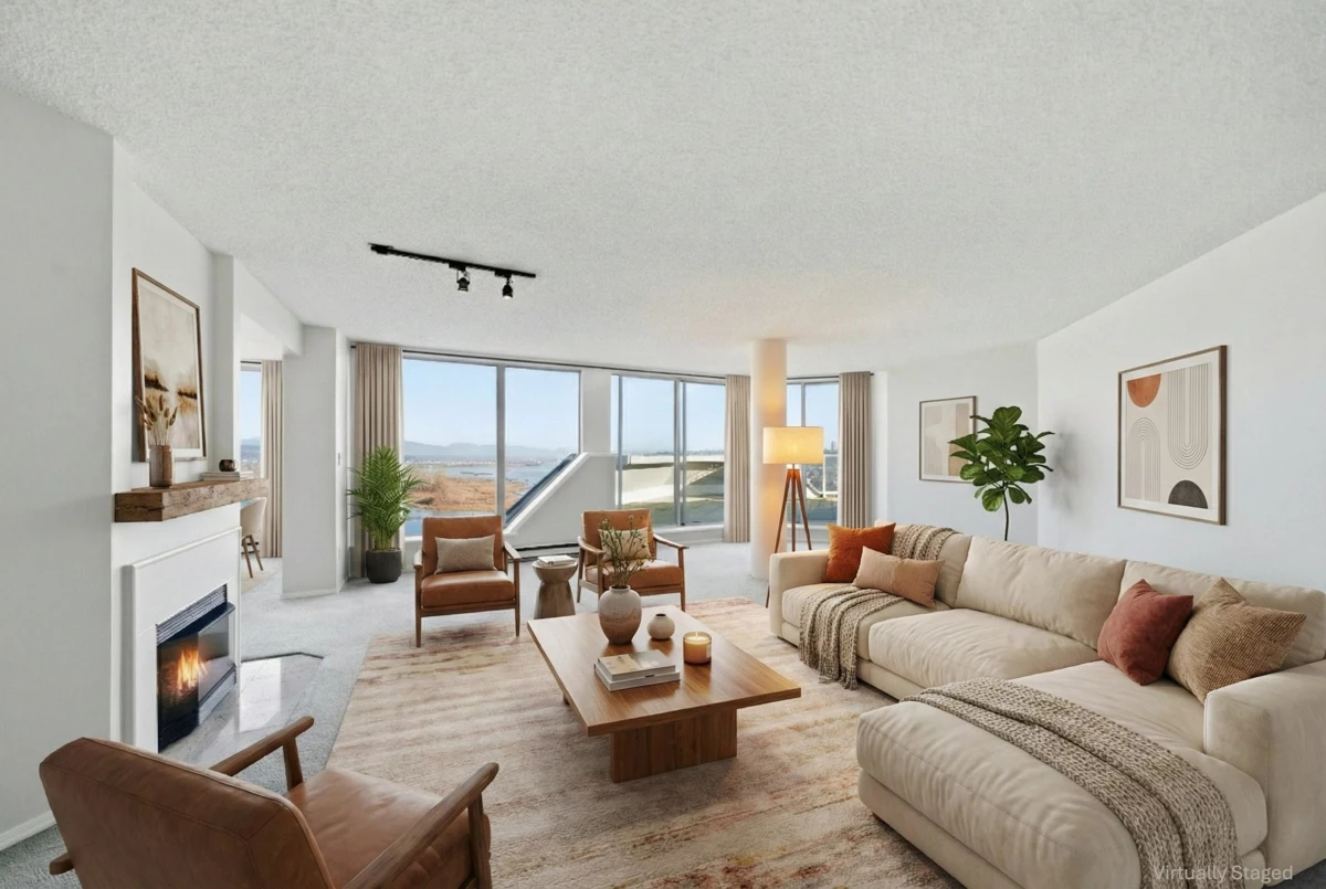 Living Room Photo of 1703 71 Jamieson Court, New Westminster, BC