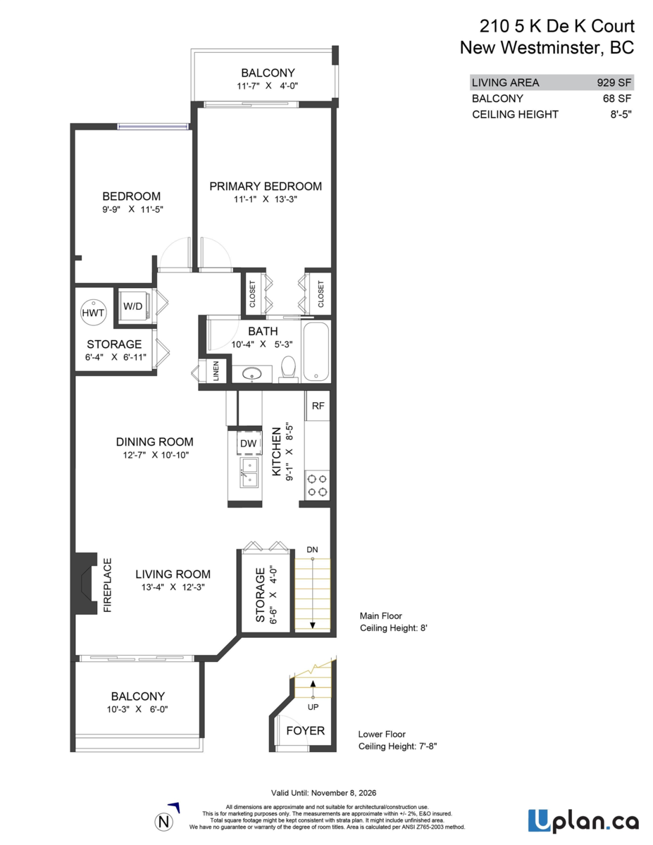 Outdoor Deck Photo of 210 5 K De K Court, New Westminster, BC
