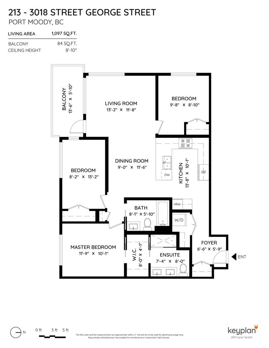 Walk-In Closet Photo of 213 3018 St George Street, Port Moody, BC