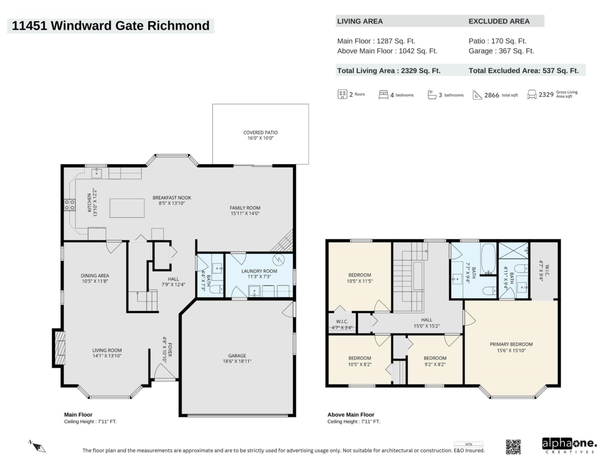 Backyard Photo of 11451 Windward Gate, Richmond, BC