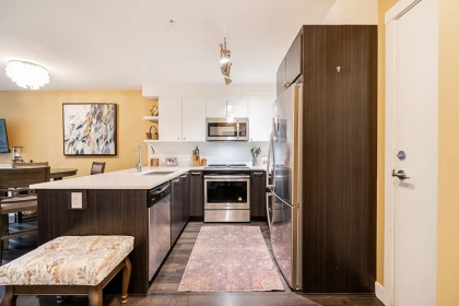 Kitchen Island Photo of 221 2525 Clarke Street, Port Moody, BC
