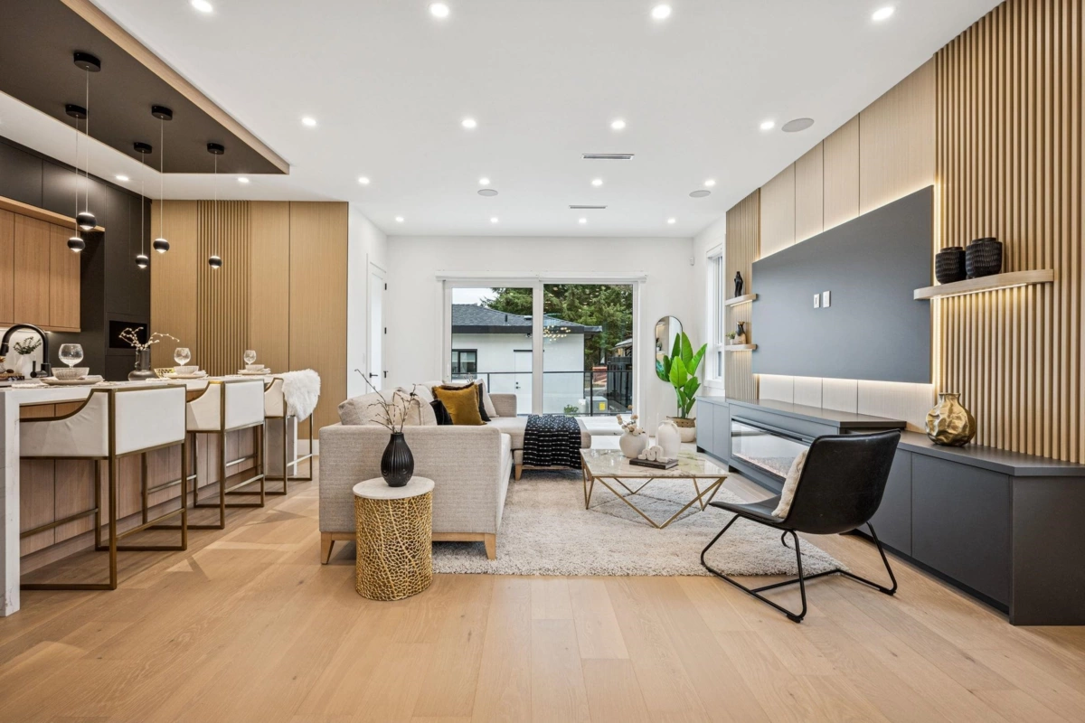 Living Room Photo of 1 6362 Curtis Street, Burnaby, BC