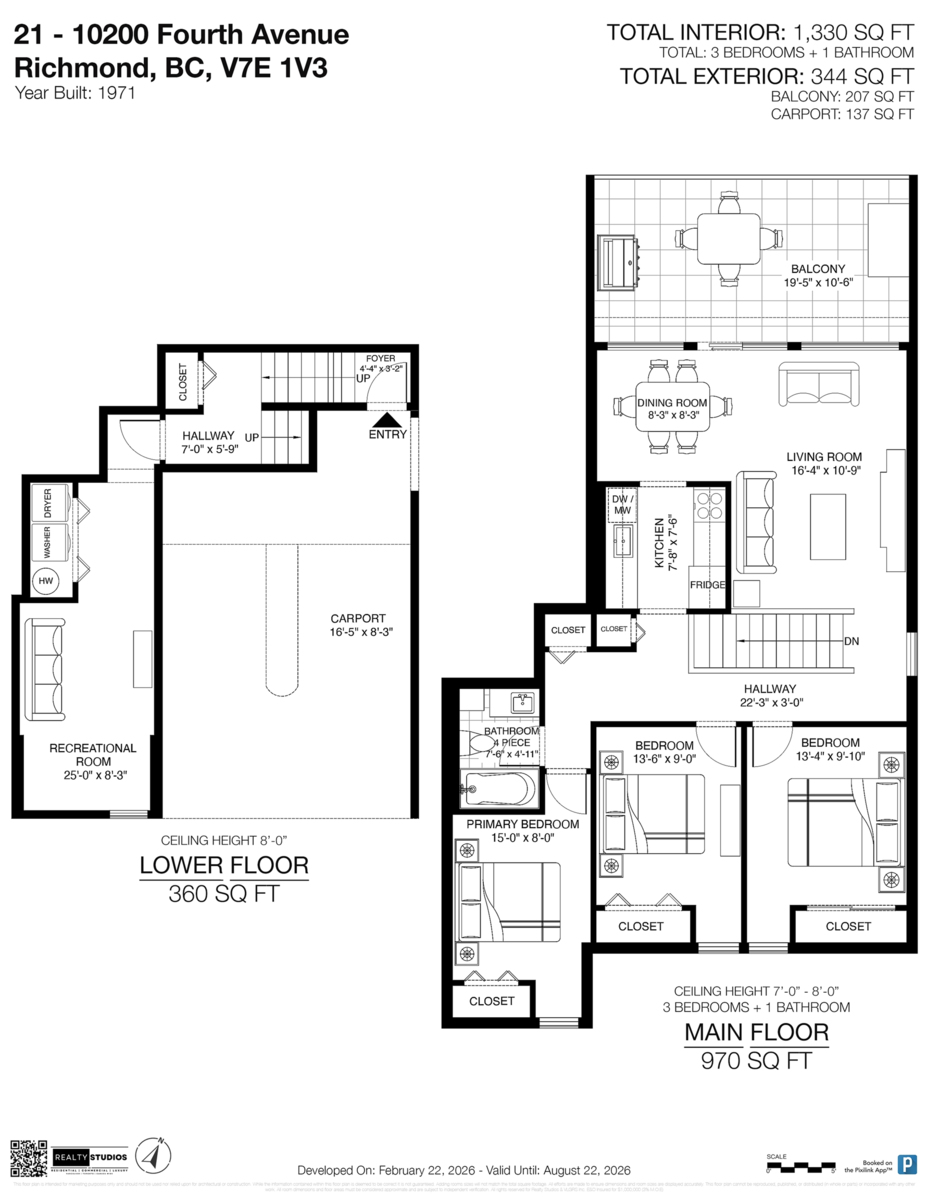 Aerial View of 21 10200 4th Avenue, Richmond, BC