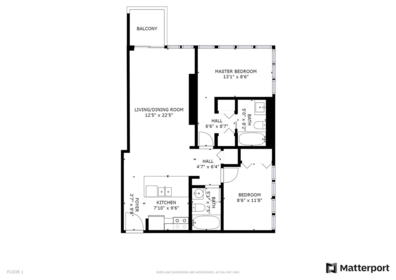 Hallway Photo of 609 13688 100 Avenue, Surrey, BC