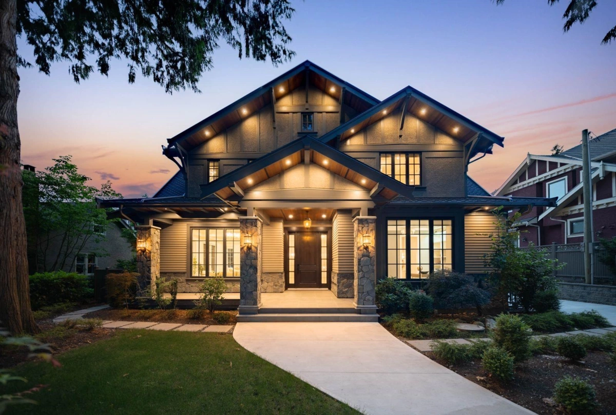 Exterior Rear Photo of 6005 Alma Street, Vancouver, BC