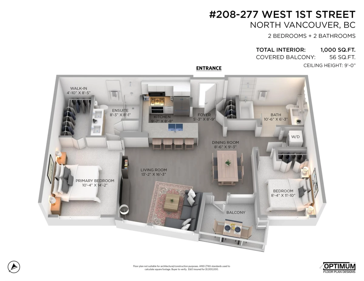 Outdoor Deck Photo of 208 277 W 1st Street, North Vancouver, BC