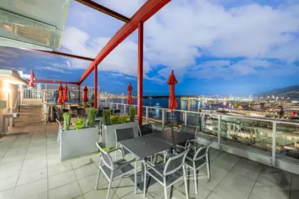 Outdoor Deck Photo of 803 199 Victory Ship Way, North Vancouver, BC