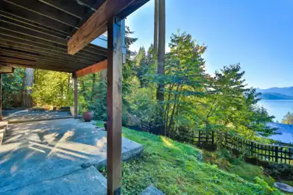 Aerial View of 170 Highview Place, Lions Bay, BC