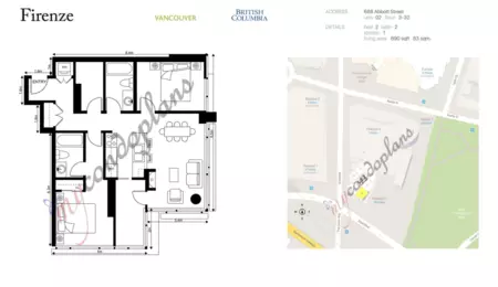 Basement Recreation Room Photo of 1802 688 Abbott Street, Vancouver, BC
