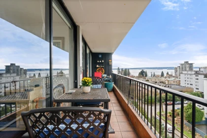 Aerial View of 704 650 16th Street, West Vancouver, BC
