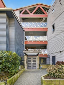 Aerial View of 108 1880 E Kent Avenue South Avenue, Vancouver, BC