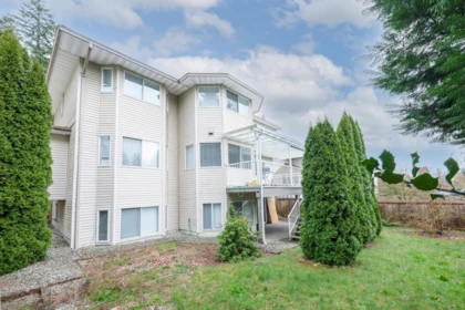 Aerial View of 418 Balfour Drive, Coquitlam, BC