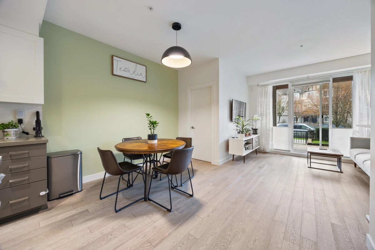 Dining Area Photo of 209 3399 Noel Drive, Burnaby, BC