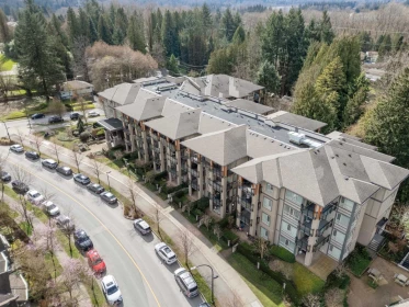 Aerial View of 209 3399 Noel Drive, Burnaby, BC