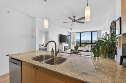 Kitchen Photo of 2209 110 Brew Street, Port Moody, BC