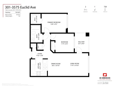 Entry Foyer Photo of 301 3575 Euclid Avenue, Vancouver, BC