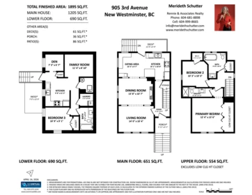 Outdoor Patio Photo of 905 Third Avenue, New Westminster, BC