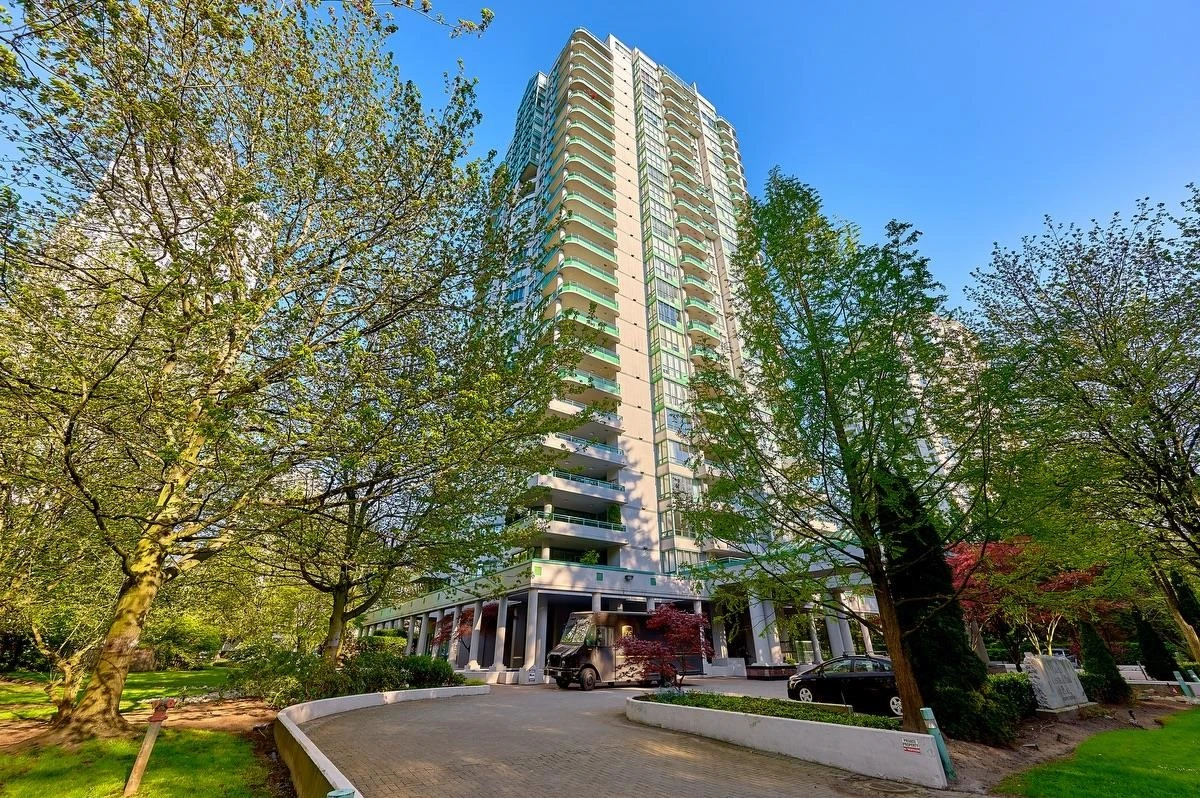 Exterior Rear Photo of 17F 6128 Patterson Avenue, Burnaby, BC
