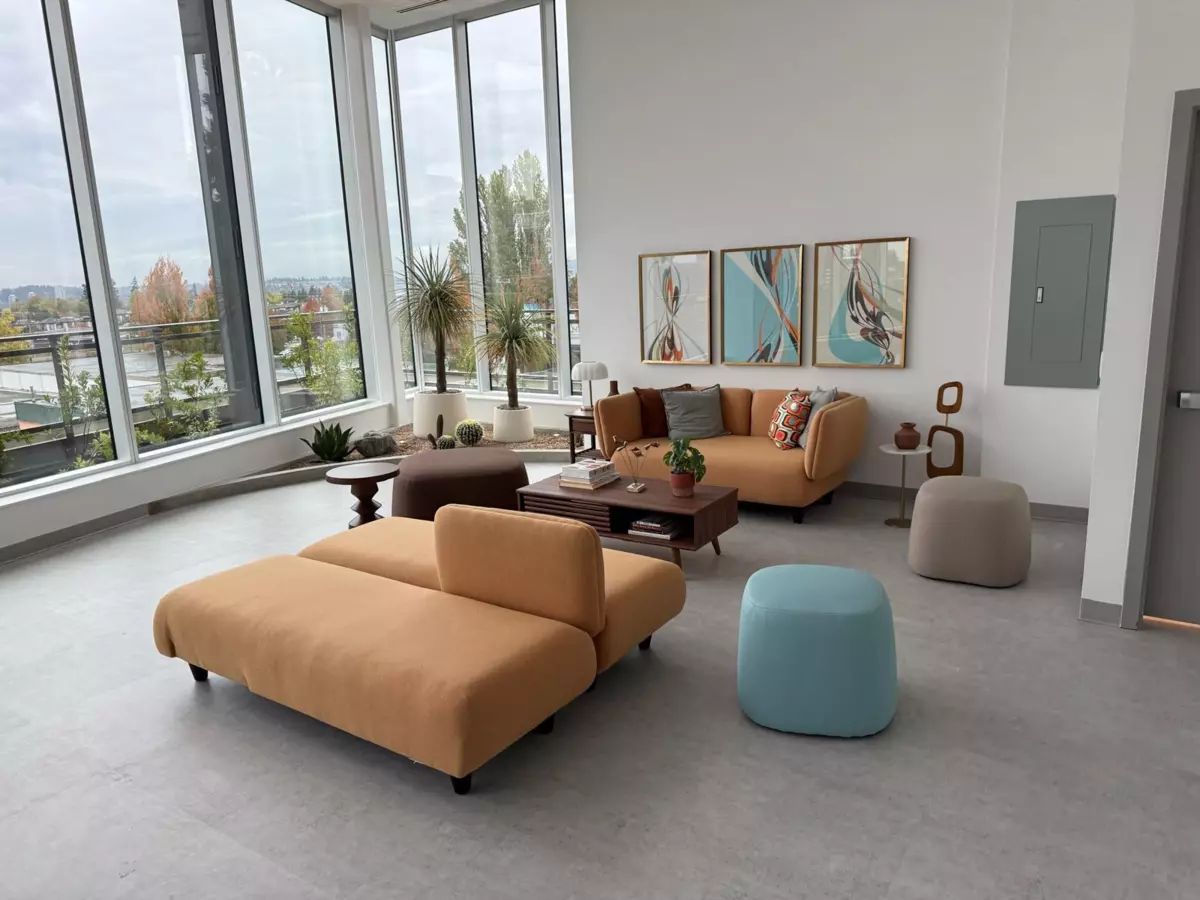 Living Room Photo of 502 13675 107a Street, Surrey, BC