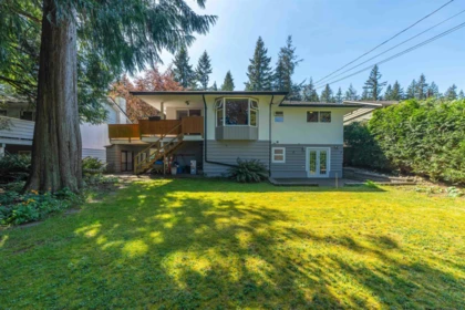 Aerial View of 924 Garrow Drive, Port Moody, BC