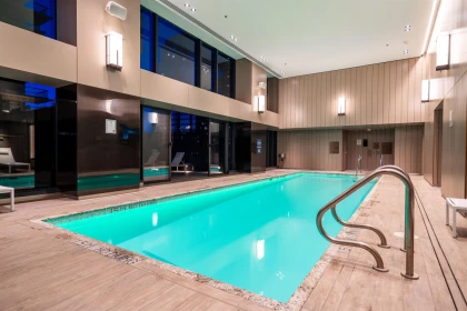 Aerial View of 2901 1408 Robson Street, Vancouver, BC