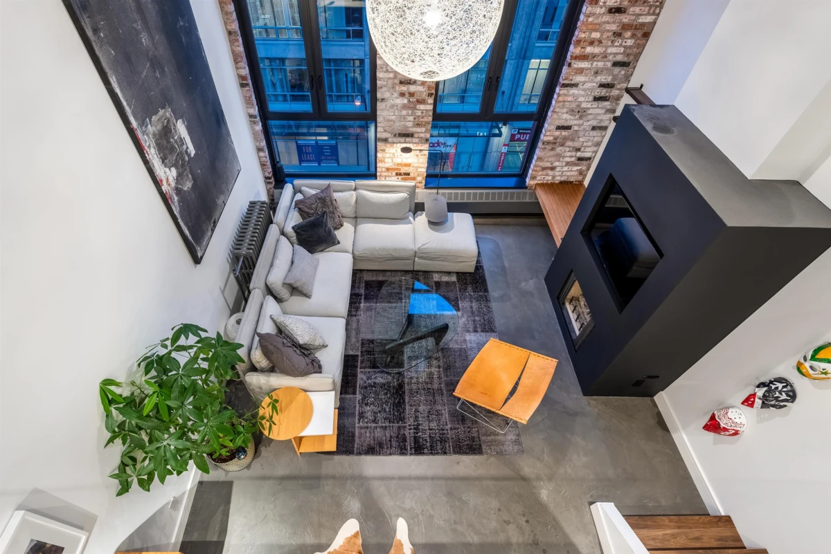 Living Room Photo of PH6 869 Beatty Street, Vancouver, BC