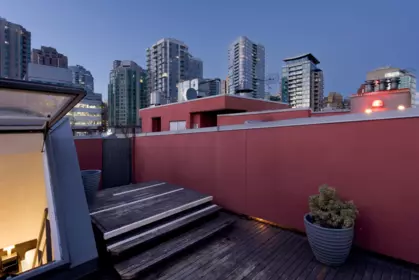Backyard Photo of PH6 869 Beatty Street, Vancouver, BC