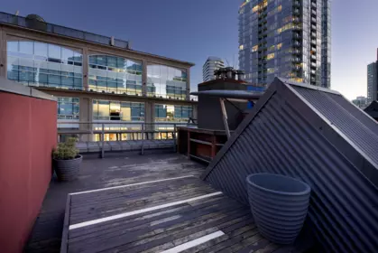 Outdoor Patio Photo of PH6 869 Beatty Street, Vancouver, BC