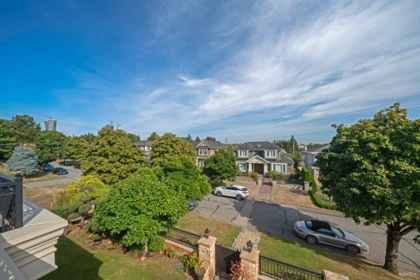 Aerial View of 6633 Neal Street, Vancouver, BC