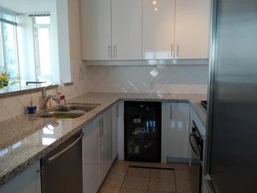 Kitchen Island Photo of 3307 1328 W Pender Street, Vancouver, BC