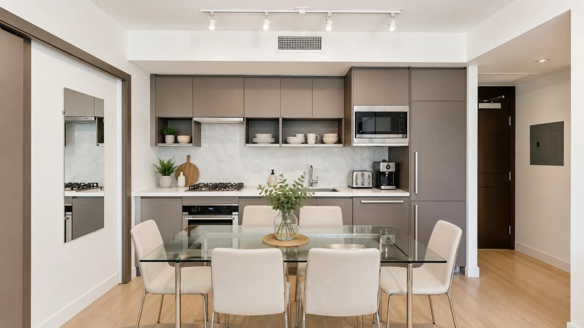 Dining Area Photo of 805 68 Smithe Street, Vancouver, BC
