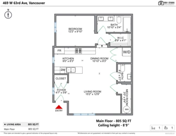 469 W 63rd Avenue, Vancouver, BC, Vancouver — Apartment/Condo for sale