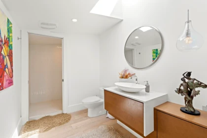 Aerial View of 6236 Summit Avenue, West Vancouver, BC