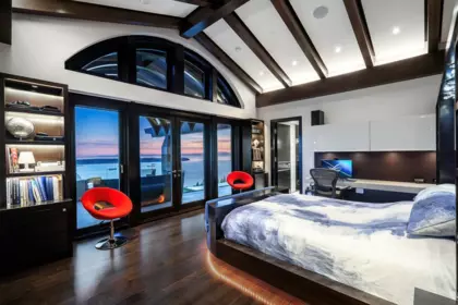 Aerial View of 2408 Halston Court, West Vancouver, BC
