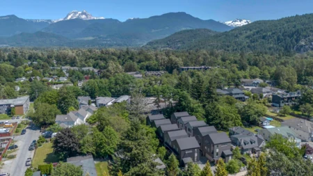 Aerial View of 4 1089 Wilson Crescent, Squamish, BC