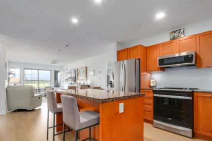 Kitchen Island Photo of 224 19673 Meadow Gardens Way, Pitt Meadows, BC