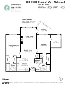Aerial View of 302 14200 Riverport Way, Richmond, BC