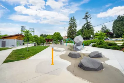 Backyard Photo of 105 548 Foster Avenue, Coquitlam, BC