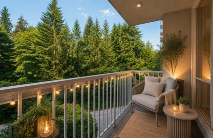 Backyard Photo of 711 2016 Fullerton Avenue, North Vancouver, BC