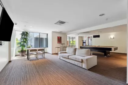 Aerial View of 2106 918 Cooperage Way, Vancouver, BC