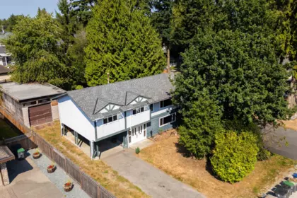 Aerial View of 9727 121 Street, Surrey, BC